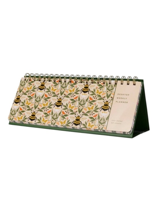 Fringe Other - Fringe Desktop Bee Theme Easel Weekly Undated Planner